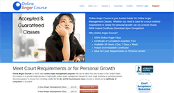 Desktop Screenshot of onlineangercourse.com